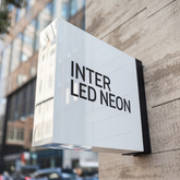 The Oval' - Frameless Acrylic Light Box Double Sided Sign